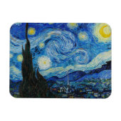 The Starry Night - Vincent Van Gogh Magneet (Horizontaal)