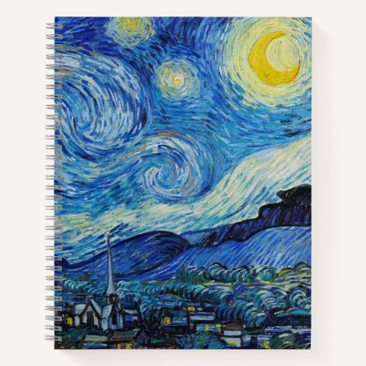 The Starry Night - Vincent Van Gogh Notitieboek (Voorkant)