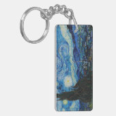 The Starry Night - Vincent Van Gogh Sleutelhanger (Voorkant Links)