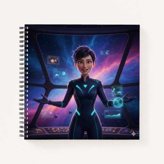 The Starship Story Captain Notebook Notitieboek (Voorkant)