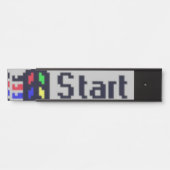The Start Button  Deurbordje (Voorkant)