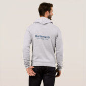 The Startup Kit | Bella+Canvas Full-Zip Hoodie (Achterkant volledig)