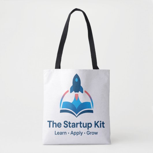 The Startup Kit Tote Bag - Premium Canvas Tas (Voorkant)