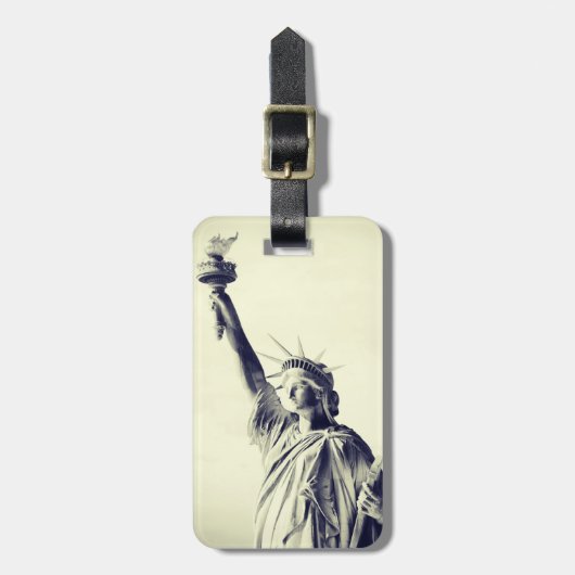 The Statue of Liberty, New York City Bagagelabel (Voorkant verticaal)