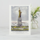 The Statue of Liberty, The Great Bartholdi Statue Kaart (Staand voorkant)