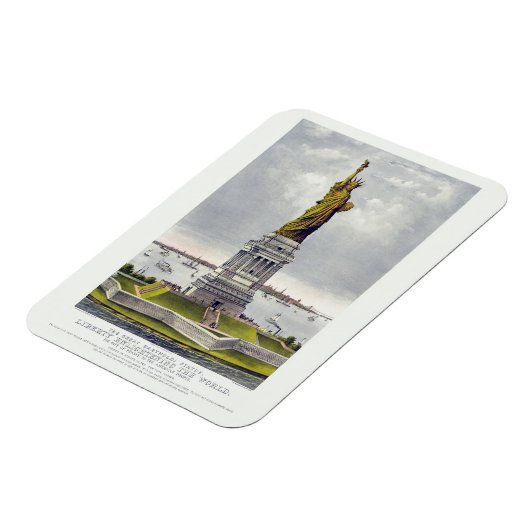 The Statue of Liberty, The Great Bartholdi Statue Magneet (Linkerzijde)