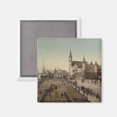 The Steen, Antwerpen, België Magneet (Voorkant / Achterkant)