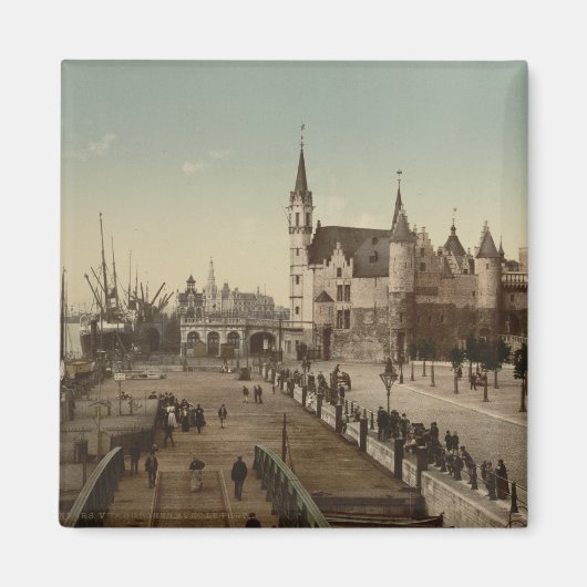 The Steen, Antwerpen, België Magneet (Voorkant)