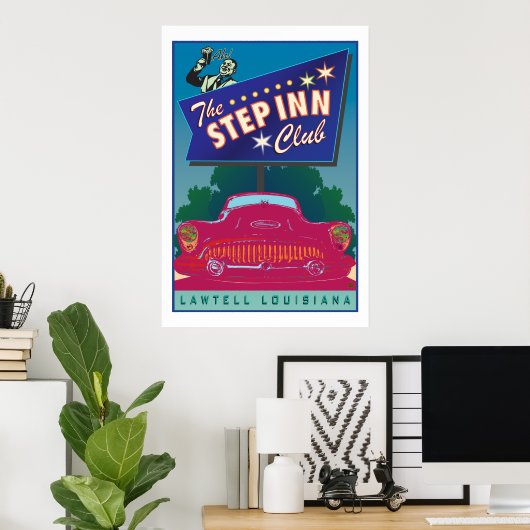 The Step Inn Club-Poster Poster (Thuiskantoor)