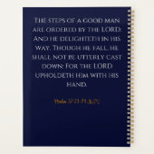 The Steps of a Good Man Planner (Achterkant)