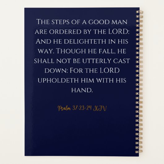 The Steps of a Good Man Planner (Achterkant)