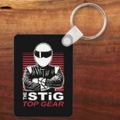The Stig Top Gear Sleutelhanger (Achterkant)