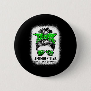 The Stigma Rommelige Knot Vrouwen - Mentale Gezond Ronde Button 5,7 Cm