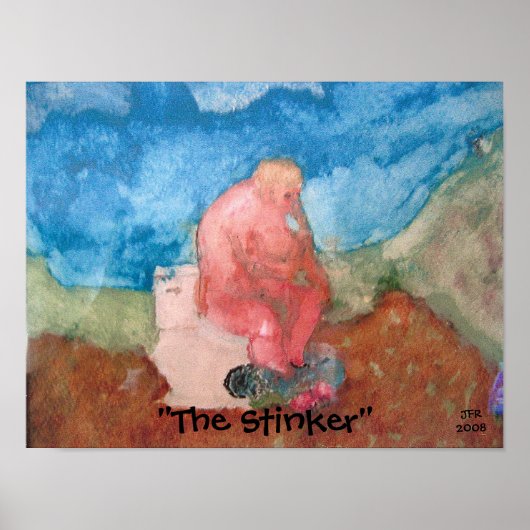 "The Stinker" van JFR— Katiamaria Foto's & design Poster (Voorkant)