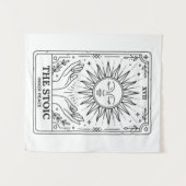 The Stoic Tarot Card Wandkleed (Voorkant (horizontaal))