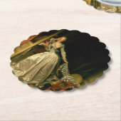 The Stolen Kiss Fragonard Kartonnen Onderzetters (Gekanteld)