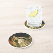 The Stolen Kiss Fragonard Zandsteen Onderzetter (Zijkant)