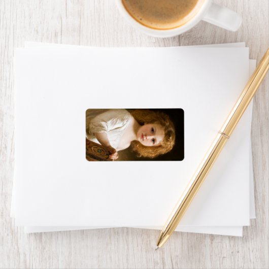 The Story Book, 1877 by William-Adolphe Bouguereau Etiket (Insitu)