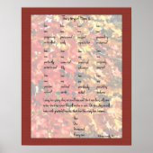 The Story of Hope - denise drink Poster (Voorkant)