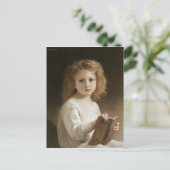 The Storybook - William Bouguereau Briefkaart (Staand voorkant)