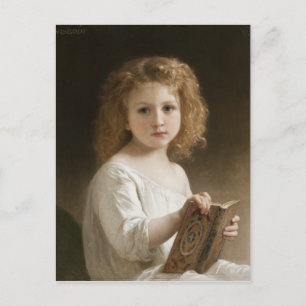 The Storybook - William Bouguereau Briefkaart