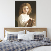The Storybook - William Bouguereau Canvas Afdruk (Insitu (Slaapkamer))