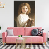 The Storybook - William Bouguereau Canvas Afdruk (Insitu (Woonkamer))