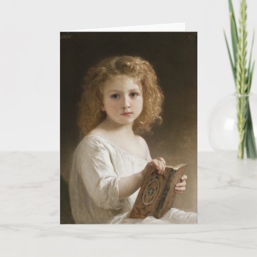 The Storybook - William Bouguereau Kaart (Voorkant)