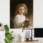 The Storybook - William Bouguereau Poster (Thuiskantoor)