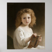 The Storybook - William Bouguereau Poster (Voorkant)
