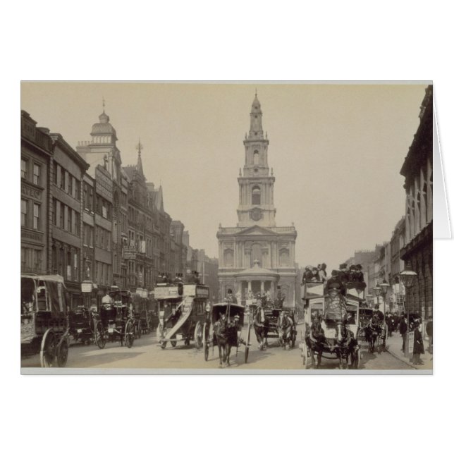 The Strand, c.1880 (sepia foto) (Voorkant Horizontaal)