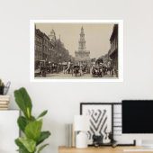 The Strand, c.1880 (sepia foto) Poster (Thuiskantoor)