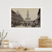 The Strand, c.1880 (sepia foto) Poster (Keuken)