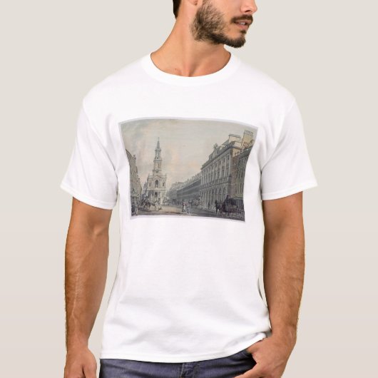 The Strand with Somerset House and St. Mary le Str T-shirt (Voorkant)