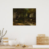 The Stream - Gustave Courbet Fine Art Poster (Keuken)