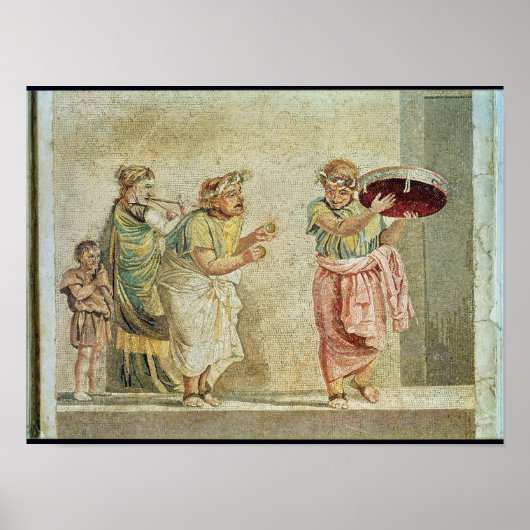 The Street Musicians, c.100 BC Poster (Voorkant)