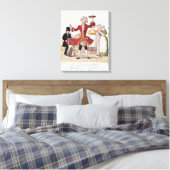 The Street Singer, gegraveerd door Alois Senefelde Canvas Afdruk (Insitu (Slaapkamer))