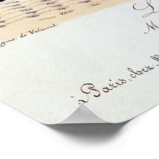 The Street Singer, gegraveerd door Alois Senefelde Poster (Hoek)