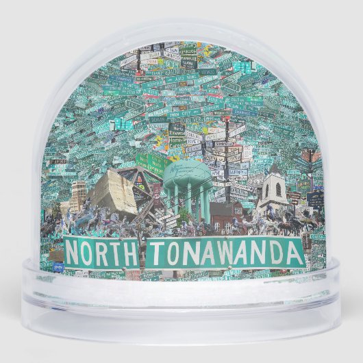 The Streets of North Tonawanda Snow Globe Sneeuwbol (Voorkant)