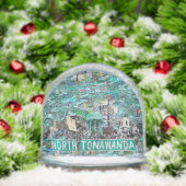 The Streets of North Tonawanda Snow Globe Sneeuwbol (Kerstmis)