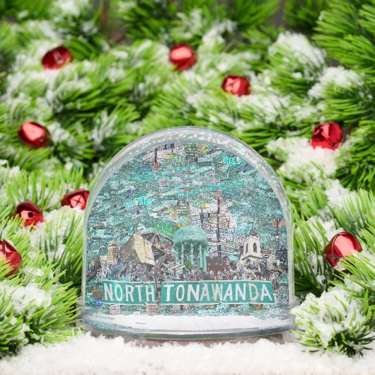 The Streets of North Tonawanda Snow Globe Sneeuwbol (Kerstmis)