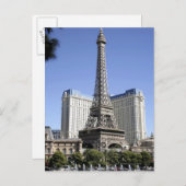 The Strip, Paris Las Vegas, Luxury Hotel Briefkaart (Voorkant / Achterkant)