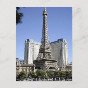 The Strip, Paris Las Vegas, Luxury Hotel Briefkaart
