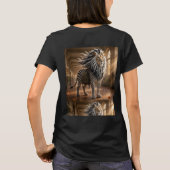 The Striped Scholar | Fantasy Lion Zebra Adventure T-shirt (Achterkant)