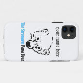 the strongest papa bear, Simple Dad gift Case-Mate iPhone Case (Achterkant (horizontaal))