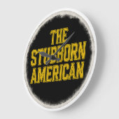 The Stubborn American Bold Emblem Clock Grote Klok (Hoek)