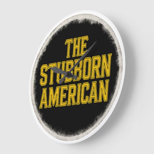 The Stubborn American Bold Emblem Clock Grote Klok (Hoek)