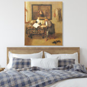 The Studious Life, 1662 Canvas Afdruk (Insitu (Slaapkamer))