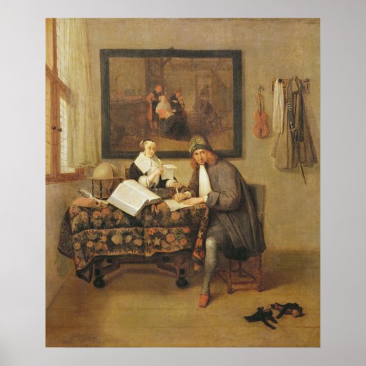 The Studious Life, 1662 Poster (Voorkant)