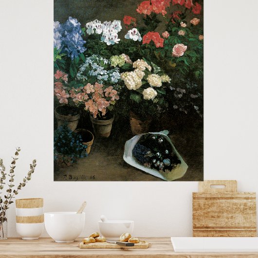 The Study of Flowers Poster (Keuken)
